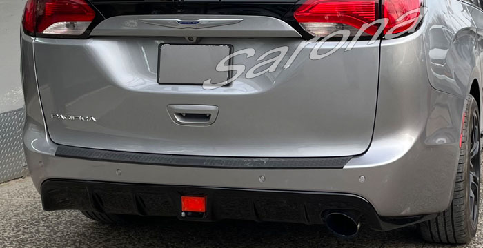 Custom Chrysler Pacifica  Mini Van Rear Lip/Diffuser (2017 - 2020) - $390.00 (Part #CR-003-RA)